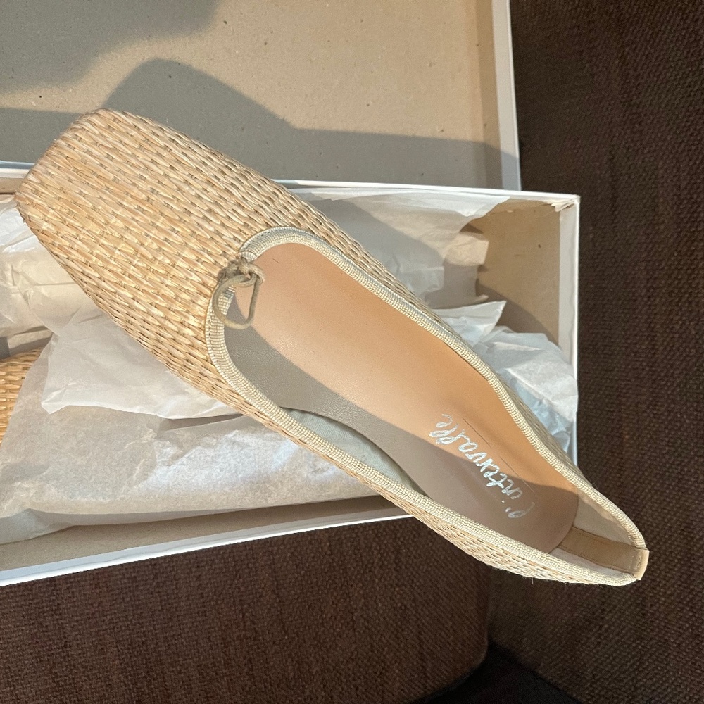 Cream shoes